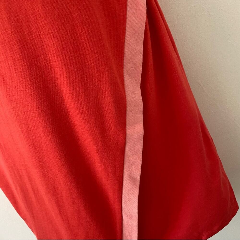 41 Hawthorne Sleeveless Knit Faux Wrap Bottom Mini Dress L Large NWOT - Picture 6 of 10